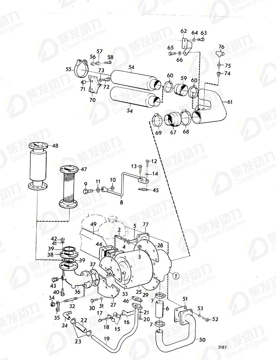 volvo penta Hexagon screw 955588 Drawing volvo penta Hexagon screw 955588 Drawing